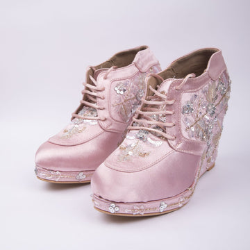 Pink Glimmer Wedding shoe