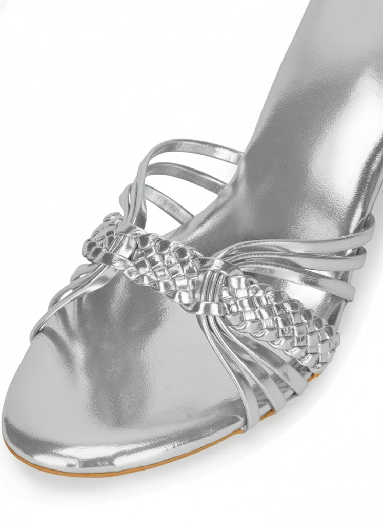 Quirky Silver Heels